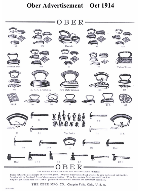Ober Manufacturing Company — Still Bank Collectors Club of America
